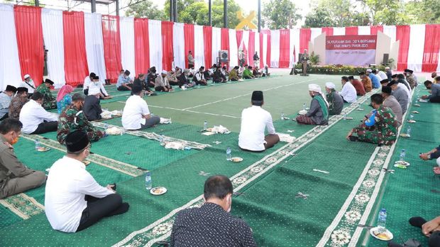 Doa bersama forkopimda dan tokoh NU-NW di Mapolda NTB
