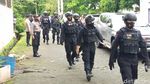 Suasana TKP Terduga Teroris di Makassar Ditembak Mati Densus 88