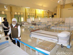 Bed Terpakai di RS Rujukan COVID-19 Jatim Lebih dari 70%, Ini Upaya Satgas?