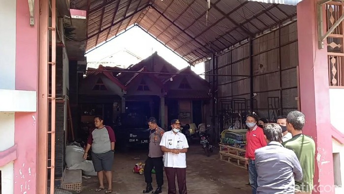 Lokasi pabrik spring bed isi kardus di Kecamatan Pangkah, Kabupaten Tegal