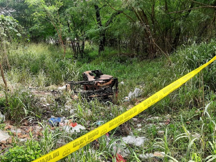 Lokasi penemuan mayat pria terbakar di Ulujami, Pesanggrahan, Jaksel
