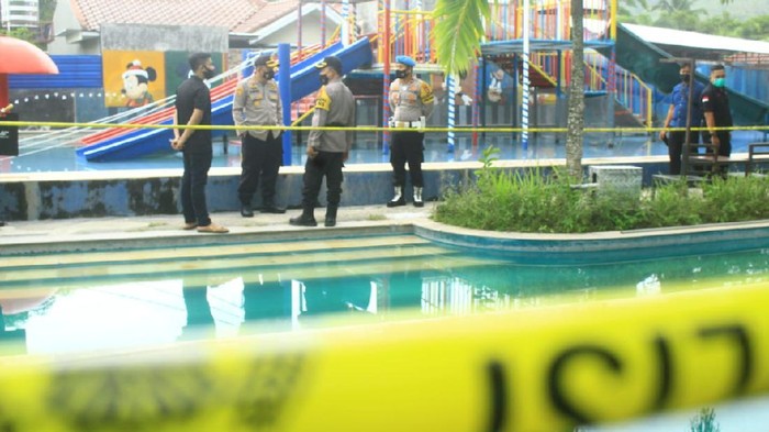 Lokasi tewasnya 2 bocah di Waterpark