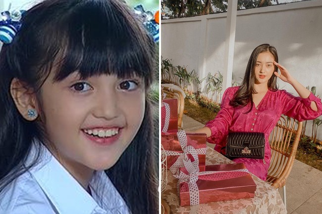 Ranty Maria dikenal akan parasnya yang cantik. Siapa sangka saat dirinya kecil Ranty juga terlihat sangat imut. Ranty sudah membintangi sinetron sejak usianya masih 8 tahun. Foto: Youtube/Surya Citra Televisi (SCTV) & Instagram/@rantymaria