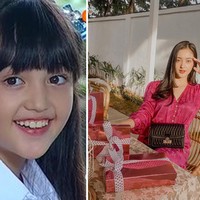 Ranty Maria dikenal akan parasnya yang cantik. Siapa sangka saat dirinya kecil Ranty juga terlihat sangat imut. Ranty sudah membintangi sinetron sejak usianya masih 8 tahun. Foto: Youtube/Surya Citra Televisi (SCTV) & Instagram/@rantymaria