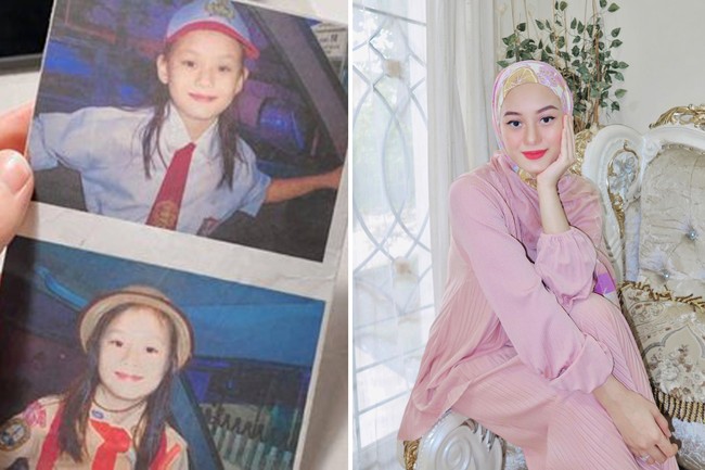 Dinda Hauw mengawali karirnya sebagai seorang artis pada tahun 2007. Saat itu dirinya mendapatkan peran di sinetron berjudul Monyet Cantik. Ternyata Dinda sendiri cukup aktif dalam kegiatan pramuka saat kecil. Foto: Instagram/@reydinda.ofc & Instagram/@dindahw