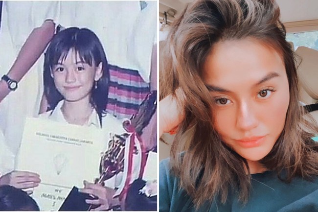 Wajah Agnes Monica ternyata tidak terlalu banyak berubah hingga saat ini. Dirinya memang sudah terlihat cantik sejak kecil. Tak hanya itu saja, Agnes juga termasuk siswi berprestasi loh.. Foto: Instagram/@agnezmov1 & Instagram/@agnezmo