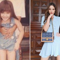 Siapa sangka bahwa foto Nia Ramadhani saat kecil sangat mirip dengan anaknya, Mikhayla Bakrie. Nia Ramadhani mengawali karirnya sebagai seorang penari cilik di tahun 1995. Dia kemudian mulai membintangi sinetron ketika usianya 15 tahun. Foto: Instagram/@ramadhaniabakrie