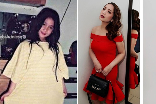 Kecantikan istri Raffi Ahmad, Nagita Slavina, memang telah terpancar sejak kecil. Lihat saja penampilannya saat kecil di foto yang satu ini, terlihat cantik dan imut bukan? Foto: Instagram/@pecintaladygigi & Instagram/@raffinagita1717