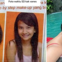 Inilah foto masa kecil Vanessa Angel. Jika dibandingkan dengan yang sekarang, wajahnya tidak terlalu banyak berubah ya? Foto: Instagram/@vanessaangel