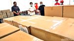 Momen JK Cek Kesiapan dan Stok Gudang Darurat COVID-19