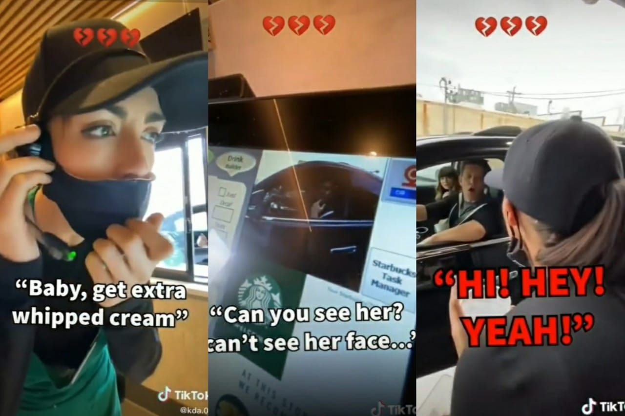 Nyamar Jadi Barista Starbucks, Wanita Ini Labrak Pacarnya