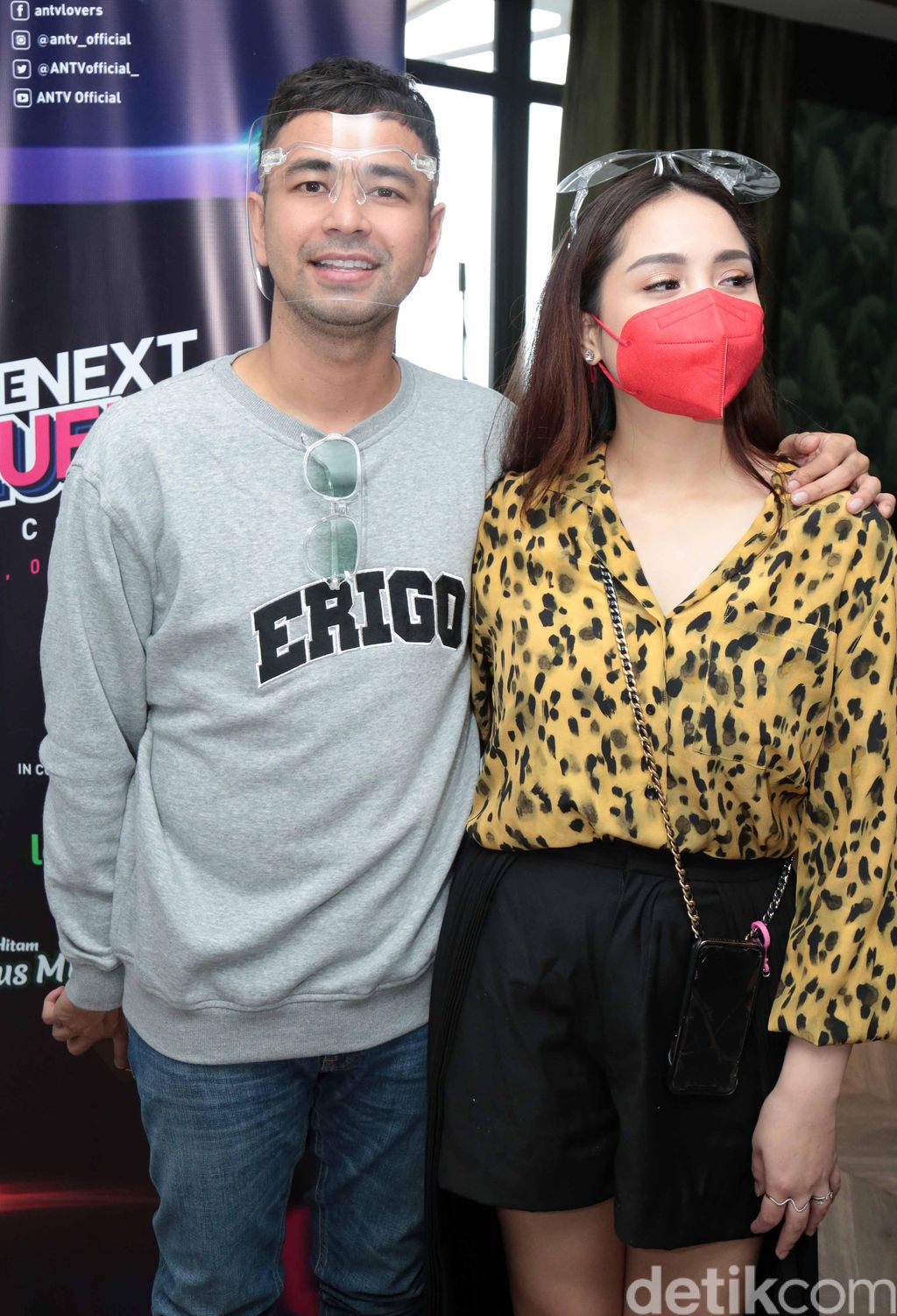 Raffi Ahmad dan Nagita Slavina saat ditemui di kawasan Antasari.