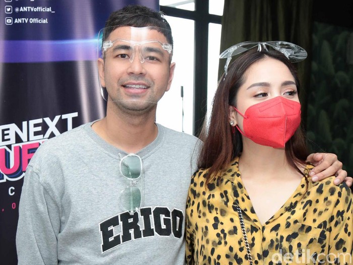 Raffi Ahmad dan Nagita Slavina saat ditemui di kawasan Antasari.