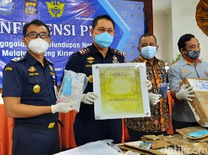 Penyelundupan Sabu Asal Nigeria dalam Kaligrafi Arab Digagalkan