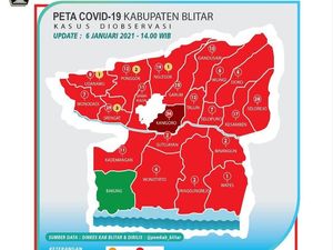 Balik ke Zona Merah COVID-19, Pemkab Blitar Larang Warga Gelar Hajatan