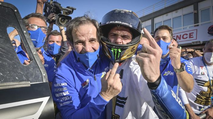 Davide Brivio, Joan Mir Davide Brivio, Joan Mir.