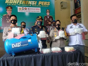 7,2 Kg Sabu Gagal Diselundupkan Lewat Tanjung Perak Surabaya