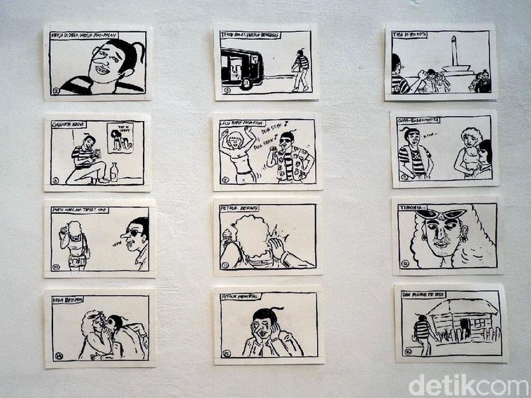 Kilas Balik Toko Komik Legendaris di Bandung Lewat Pameran Lukisan