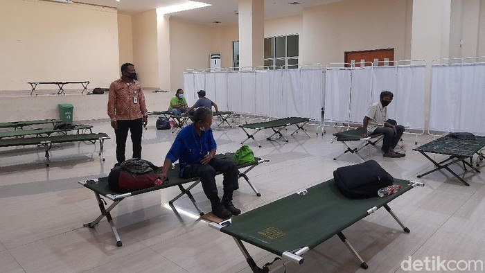 Kondisi GOR Kecamatan Tanah Abang (Tiara Aliya Azzahra/detikcom).