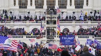 Pekan ini juga dikejutkan dengan penyerbuan Gedung Capitol Hill di AS dimana pendukung Presiden Trump menutut Kongres untuk membatalkan kemenangan presiden terpilih Joe Biden. AFPAP/John Minchillo