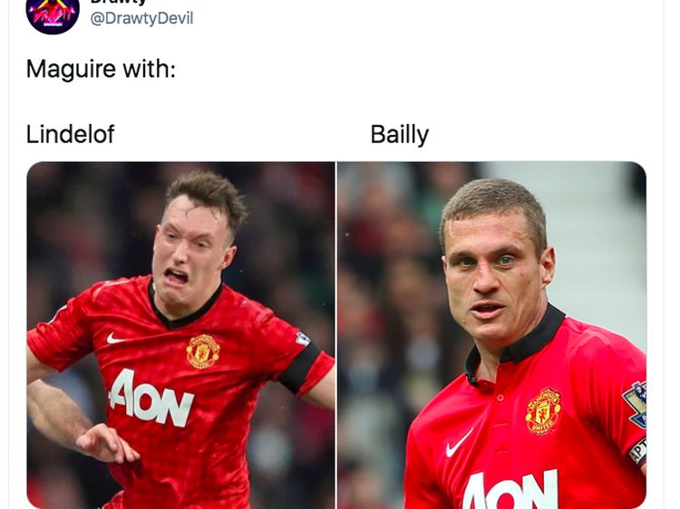 Deretan Meme MU dan AC Milan Kandas