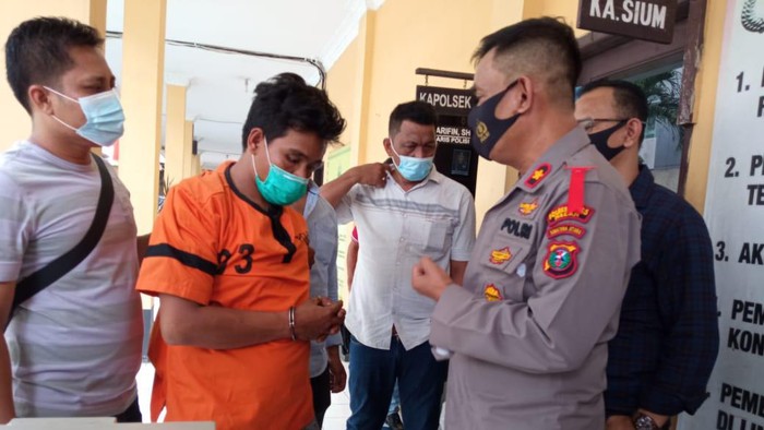 Polisi tangkap residivis pencuri kotak infak di Medan (dok. Istimewa)