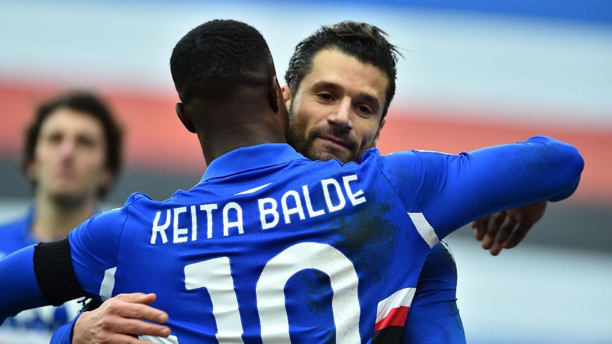 Sampdoria berhasil mengalahkan Inter Milan 2-1 dalam lanjutan Liga Italia. (Foto: Getty Images/Paolo Rattini)