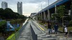 Begini Penampakan Taman Stasiun KA Bandara Sudirman Terkini