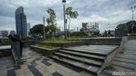 Begini Penampakan Taman Stasiun KA Bandara Sudirman Terkini