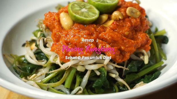Resep plecing kangkung