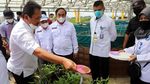 Trenggono Resmikan Tambak Udang di Karawang