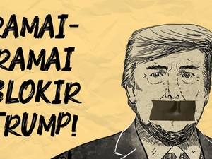 Facebook Ogah Cabut Blokir Akun Trump