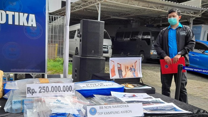 BNN sita aset milik bandar narkoba di Kampung Amon, MG, senilai Rp 25 miliar.