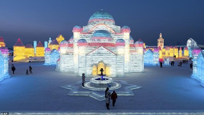 Festival Es Harbin China Tak Seperti Biasanya, Sepi