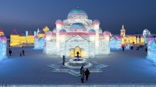Festival Es Harbin China Tak Seperti Biasanya, Sepi