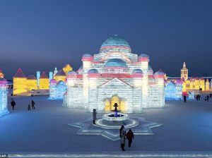 Festival Es Harbin China Tak Seperti Biasanya, Sepi
