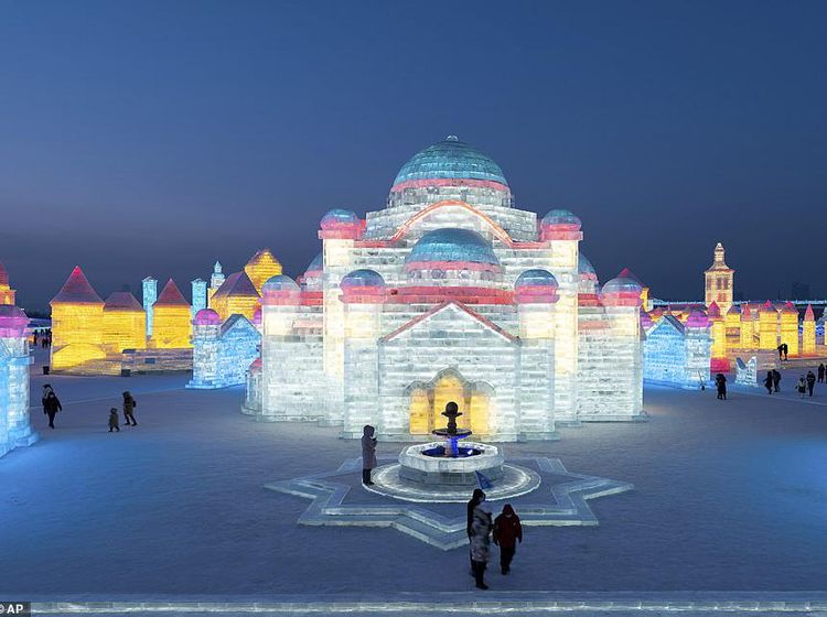 Festival Es Harbin China Tak Seperti Biasanya, Sepi