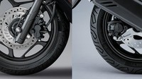 Honda PCX 160 dilengkapi fitur HSTC (Honda Selectable Torque Control) untuk mencegah roda selip saat dilakukan akselerasi, kemudian juga ada fitur rem cakram depan-belakang, dengan teknologi ABS pada roda depan yang membantu mencegah roda terkunci saat melakukan pengereman mendadak. Foto: AP Honda