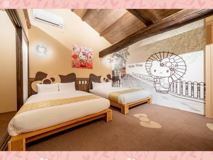Kawai! Ini Penginapan Tradisional Jepang Bertema Hello Kitty Tokoh kartun Hello Kitty memang sering diajak berkolaborasi dengan hotel. Uniknya kali ini ada penginapan tradisional Jepang yang menggunakan tema kucing gemas tersebut.