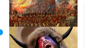 Beda suasana pendudukan gedung Capitol di masa silam dan di masa kini. Foto: istimewa