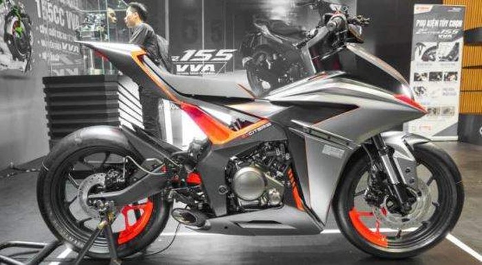 Motor konsep Yamaha F155 yang usung mesin R15.