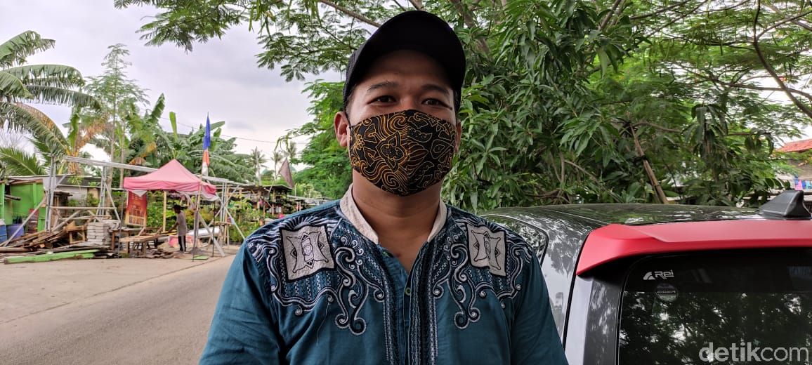 Pengawas Sumber Daya Air Dinas Pekerjaan Umum dan Penataan Ruang Kota Tangerang, Indra Hermawan. (Taufieq Renaldi Arfiansyah/detikcom)