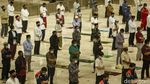 Prokes Ketat Sholat Jumat di Masjid Istiqlal