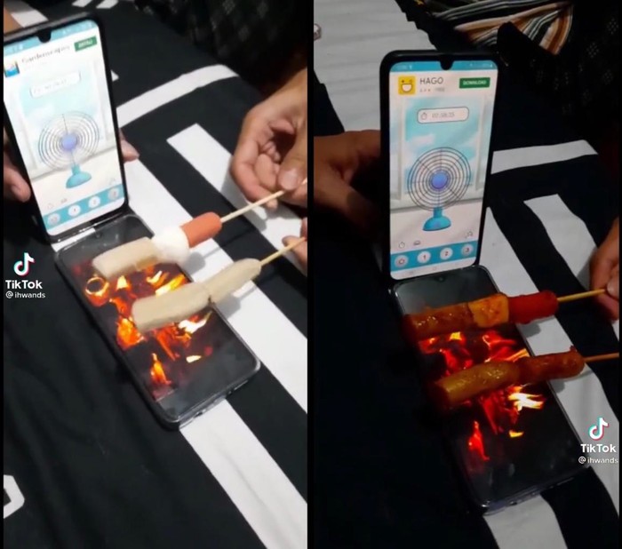 Bakar Sate Pakai Api Virtual dan Kipas Angin Online, Netizen Ini Bikin Ngakak! Bakar Sate Pakai Api Virtual dan Kipas Angin Online, Netizen Ini Bikin Ngakak!