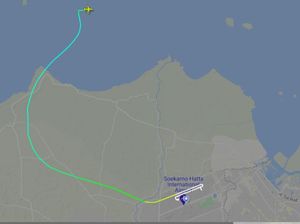 FlightRadar24: Pesawat Sriwijaya Air Hilang Kontak 4 Menit Setelah Lepas Landas