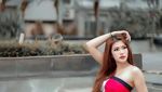 Pose Menggoda Melda Rosita, Viral karena Video Bajunya Melorot