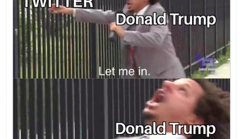 Trump berteriak karena sudah tidak dapat lagi masuk ke Twitter. Foto: istimewa