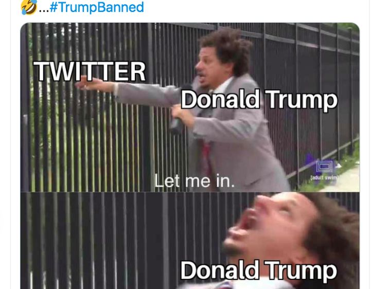 Deretan Meme Kocak Trump Dicekal Twitter