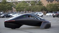 Kendaraan listrik ini punya desain seperti pesawat tanpa sayap. Foto: Pool (Internet/ Caranddrive / Torquenews)
