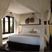 Inilah salah satu kamar di villa Pawana The Ungasan tersebut. Ruangan ini merupakan salah satu kamar terbesar di villa tersebut.  Foto: dok. Youtube